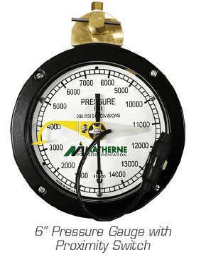 Matherne G61600-8 | 6" Pressure Gauge with Proximity Switch | 6" 15,000 PSI PRESSURE PROX SW BM GAUGE - generaltechuae