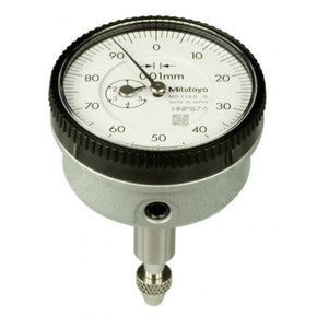 Mitutoyo 1160T Back Plunger Dial Indicator Range 5mm, Graduation 0.01 mm