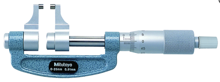 Mitutoyo 143-121 Caliper Jaw Micrometer 0-1" - generaltechuae