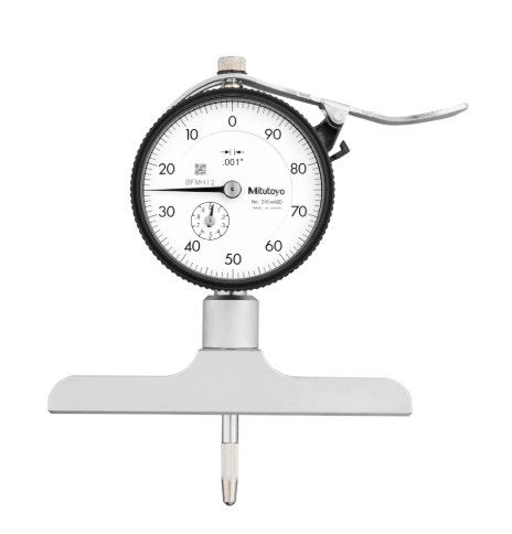 Mitutoyo 7218A | Dial Indicator Depth Gauge | Series 7 | Graduation 0.001 Inch | Stroke 1 Inch | Accuracy ±0.002 Inch | Weight 320 g - generaltechuae