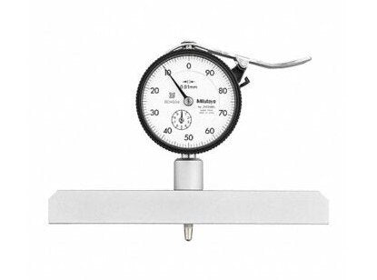 Mitutoyo 7221A | Dial Indicator Depth Gauge | Series 7 | Graduation 0.01mm | Accuracy ±15 µm | Range 0 to 200mm