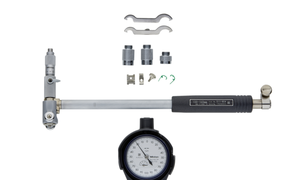 Mitutoyo 511-824 Micrometer Head Bore Gauge, Range 100 - 160 mm, Graduation 0.001 mm - generaltechuae