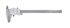 Mitutoyo 505-737 | Dial Caliper | Series 505 | OD Carbide Tipped Jaws | Graduation 0.001 Inch | Accuracy ±0.002 Inch | Range 0 to 8 Inch | Weight 185 g