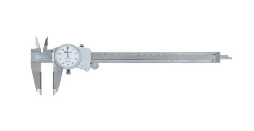 Mitutoyo 505-739 |Dial Caliper | Series 505 | ID/OD Carbide Tipped Jaws | Graduation 0.001 Inch | Accuracy ±0.002 Inch | Range 0 to 8 inch | Weight 185 g - generaltechuae