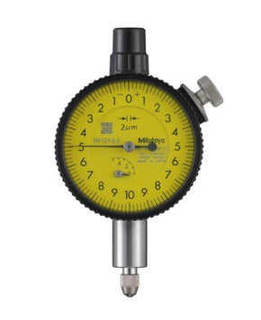 Mitutoyo 1011AB-11 | Dial Gauge | Flat Back | ANSI/AGD Type | Jewelled Bearing | Graduation 0.002 mm | Range 0.5 mm