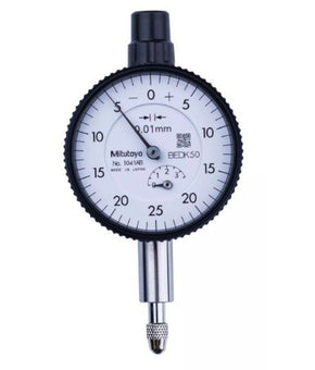 Mitutoyo 1041AB | Dial Gauge| Flat Back | ISO Type | Series 1 | Graduation 0.01 mm | Range 3.5 mm