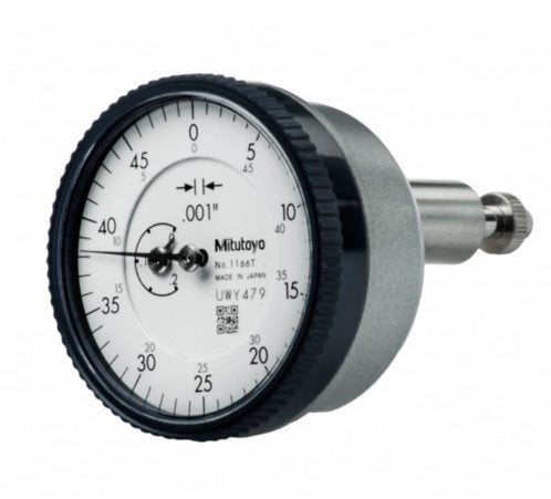 Mitutoyo 1166T | Dial Indicator | Back Plunger | AGD/ANSI | Series 1 | Graduation 0.001inch | Range 0.2inch - generaltechuae