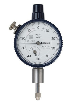 Mitutoyo 1411F | Dial Indicator | Accuracy ±0.001 inch | Graduation 0.001 inch | Range 0 to 1 inch