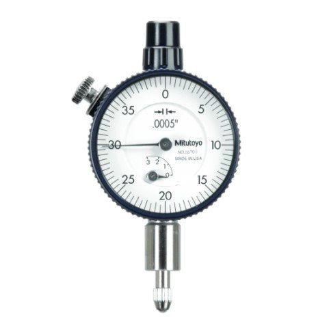 Mitutoyo 1670SB | Dial Indicator | Flat Back | AGD/ ANSI | Series 1 | Graduation 0.0005 inch | Range 0.1 inch - generaltechuae