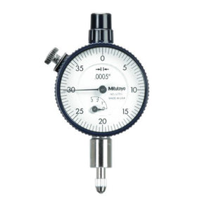 Mitutoyo 1670SB | Dial Indicator | Flat Back | AGD/ ANSI | Series 1 | Graduation 0.0005 inch | Range 0.1 inch