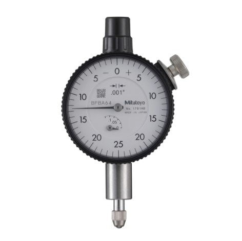 Mitutoyo 1781AB | Dial Gauge | Flat Back | ANSI/AGD Type | Series 1 | Graduation 0.001 inch | Range 0.125 inch - generaltechuae