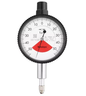 Mitutoyo 1900A-72 | Dial Gauge | Lug Back | ISO Type | Series 1 | One Revolution | Jewelled Bearing | Graduation 0.001 mm | Range 0.1 mm