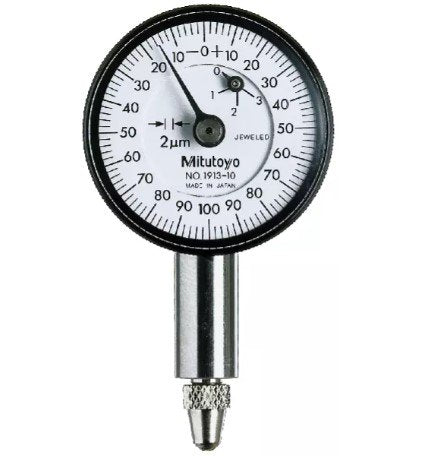 Mitutoyo 1913T-10 | Dial Indicator | Lug Back | Jeweled Bearing | Series 1 | Graduation 0.002 mm | Accuracy ±0.006 mm | Range 0.5 mm - generaltechuae