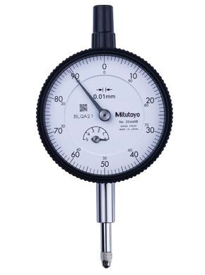 Mitutoyo 2044A-09 | Dial Gauge | Lug Back | ISO Type | Series 2 | Graduation 0.01 mm | Range 5 mm