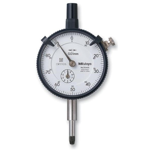 Mitutoyo 2045SB | Dial Indicator | Range 0-5mm | Resolution 0.01mm | Accuracy +/-0.012mm - generaltechuae