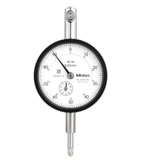 Mitutoyo 2046A-80 | Dial Gauge | Lug Back | ISO Type | Series 2 | Peak Hold Type | Graduation 0.01mm | Range 10mm