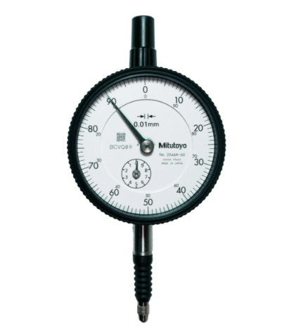 Mitutoyo 2046AB-60 | Dial Gauge | Flat Back | ISO Type | Series 2 | Graduation 0.01 mm | Range 10 mm - generaltechuae