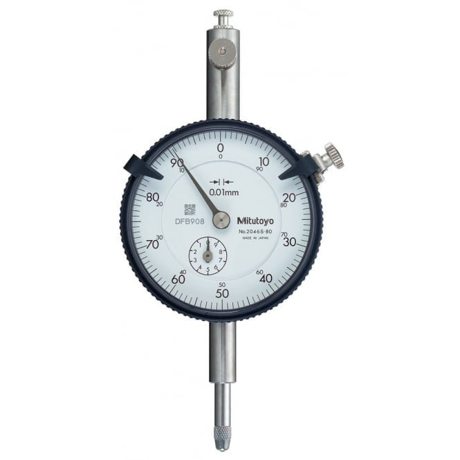 Mitutoyo 2046S-80 Peak-Hold Dial Indicator Range 10mm, Graduation 0.01 mm - generaltechuae
