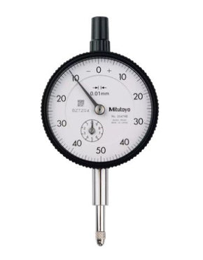 Mitutoyo 2047AB | Dial Gauge | Flat Back | ISO Type | Series 2 | Graduation 0.01 mm | Range 10 mm