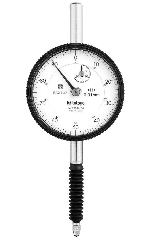 Mitutoyo 2050A-60 | Dial Gauge | Lug Back | ISO Type | Series 2 | Graduation 0.01mm | Range 20mm - generaltechuae
