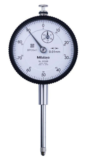 Mitutoyo 2052A | Dial Gauge | Lug Back | ISO Type | Series 2 | Graduation 0.01mm | Range 30mm