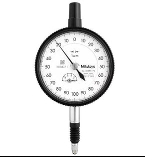 Mitutoyo 2109A-70 | Dial Gauge | Lug Back | ISO Type | Series 2 | Jewelled Bearing | Graduation 0.001 mm | Range 1 mm
