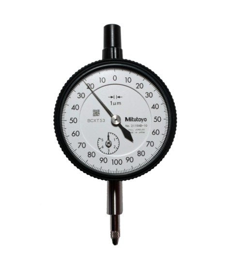 Mitutoyo 2119AB-11 | Dial Gauge | Flat Back | ANSI/AGD Type | Jewelled Bearing | Graduation 0.001 mm | Range 5 mm - generaltechuae
