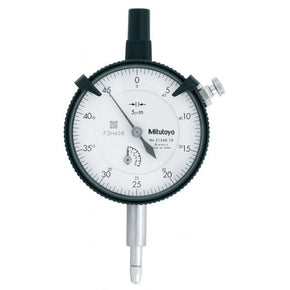 Mitutoyo 2124S-10 Standard Dial Indicator Range 5mm, Graduation 0.005 mm - generaltechuae