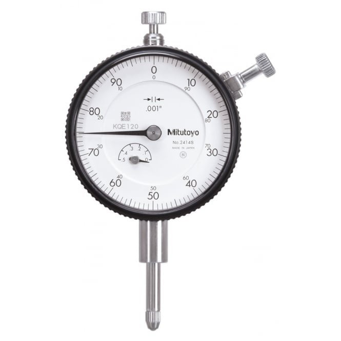 Mitutoyo 2414S Standard Dial Indicator Range 0.5", Graduation .001" - generaltechuae