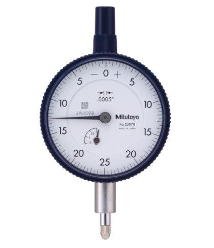Mitutoyo 2507AB | Dial Gauge | Flat Back | ANSI/AGD Type | Series 2 | Graduation 0.001 inch | Range 0.5 inch - generaltechuae