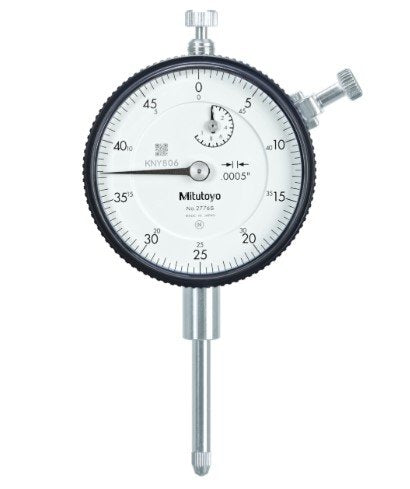 Mitutoyo 2776AB | Dial Gauge | Flat Back | ANSI/AGD Type | Series 2 | Graduation 0.0005 inch | Range 1 inch - generaltechuae