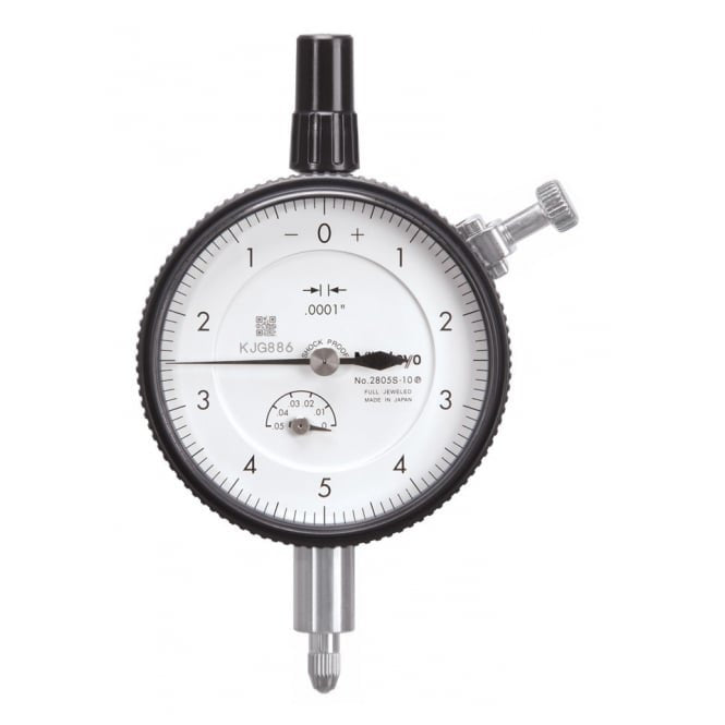 Mitutoyo 2805S-10 High resolution Standard Dial Indicator Range  0.05", Graduation .0001" - generaltechuae