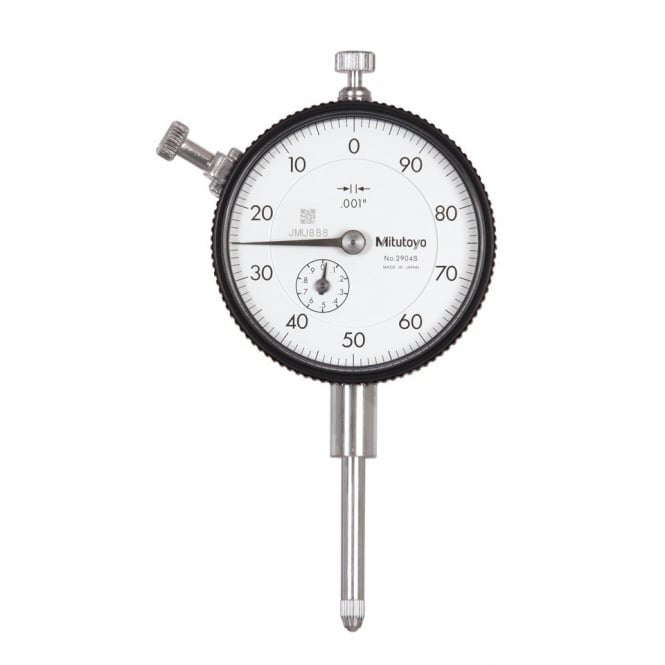 Mitutoyo 2904S Long Stroke Reverse Reading Dial Indicator, Range 1", Graduation .001" - generaltechuae