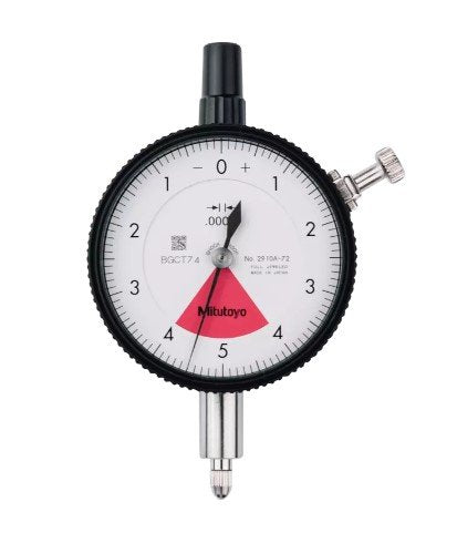 Mitutoyo 2910A-72 | Dial Gauge | Lug Back | ANSI/AGD Type | Series 2 | One Revolution | Jewelled Bearing | Graduation 0.0001 inch | Range 0.008 inch - generaltechuae