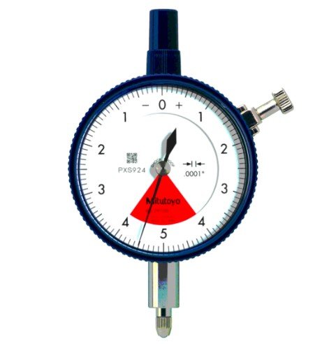 Mitutoyo 2910AB-10 | Dial Gauge | Flat Back | ANSI/AGD Type | Series 2 | One Revolution | Jewelled Bearing | Graduation 0.0001 inch | Range 0.008 inch - generaltechuae