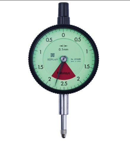 Mitutoyo 2928A | Dial Gauge | Lug Back | ISO Type | Series 2 | One Revolution | Graduation 0.01mm | Range 4 mm - generaltechuae