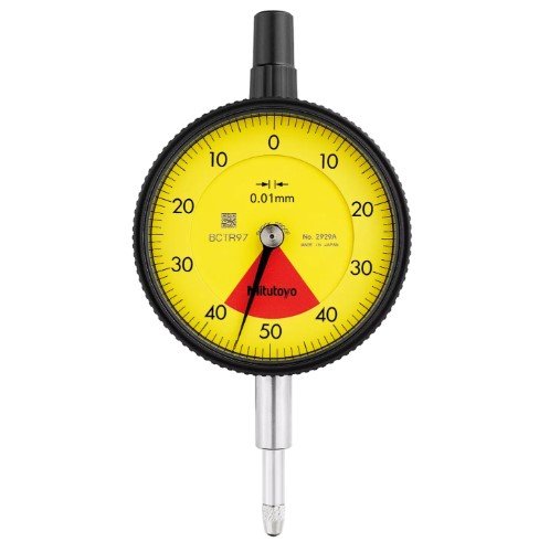 Mitutoyo 2929A | Dial Gauge | Lug Back | ISO Type | Series 2 | One Revolution | Graduation 0.01mm | Range 0.8 mm - generaltechuae