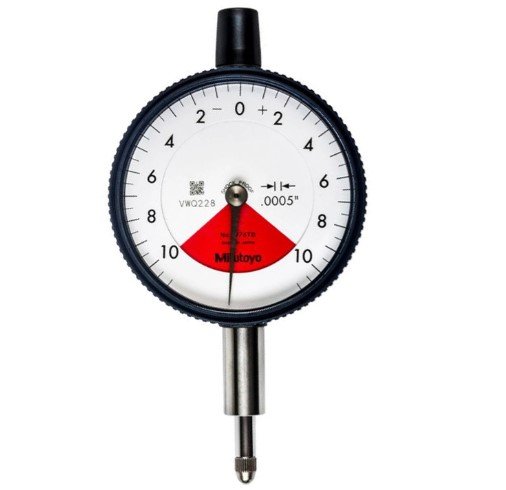 Mitutoyo 2976TB | Dial Indicator | Flat Back | AGD/ANSI | Series 2 | One Revolution Type | Graduation 0.0005 inch | Range 0.02 inch - generaltechuae