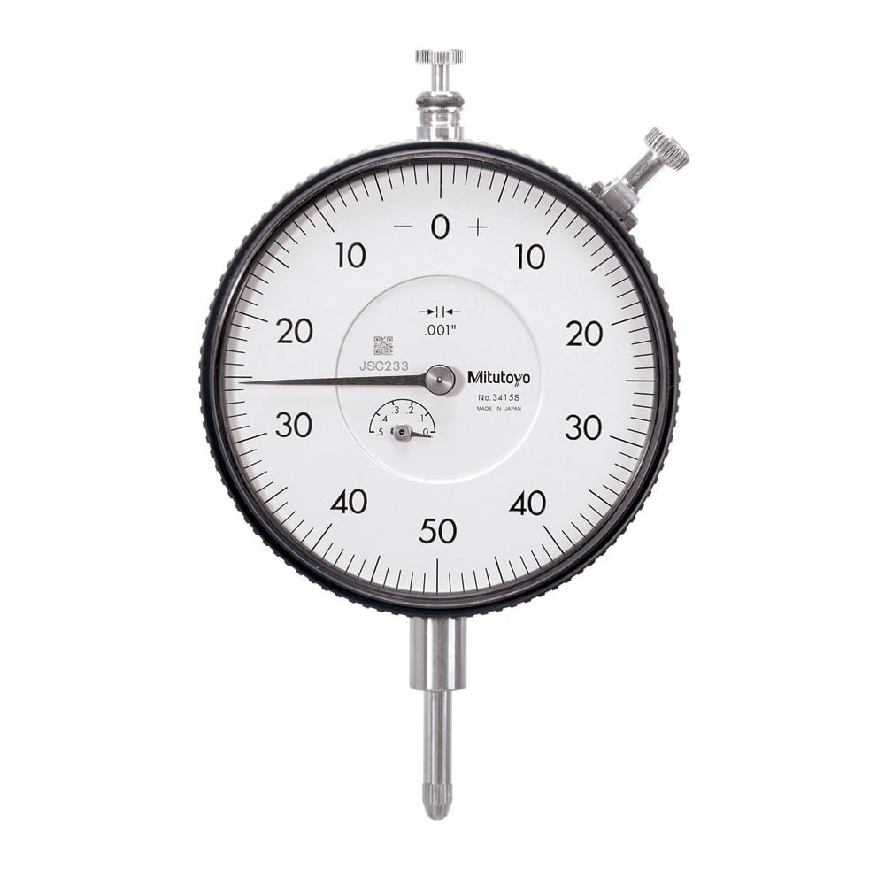 Mitutoyo 3415S Large Diameter Dial Indicator Range 0.5", Graduation .001" - generaltechuae
