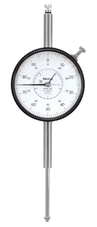 Mitutoyo 3424A-19 | Dial Gauge | Lug Back | ANSI/AGD Type | Series 3 | Jewelled Bearing | Graduation 0.001 inch | Range 2 inch - generaltechuae