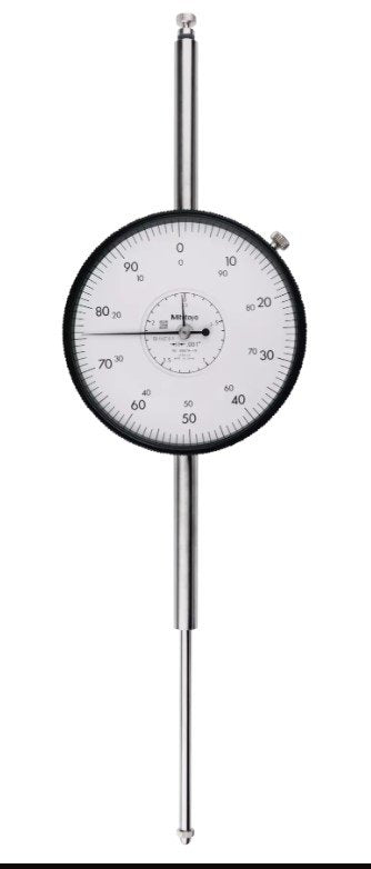 Mitutoyo 4887A-19 | Dial Gauge | Lug Back | ANSI/AGD Type | Series 4 | Jewelled Bearing | Graduation 0.001inch | Range 3inch - generaltechuae