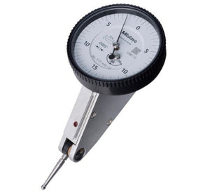 Mitutoyo 513-442-10T | Dial Test Indicator | Horizontal 20° Face | Series 513 | Full Set | Swivel Clamp | Stem 4/9.52 mm | Graduation 0.0005 inch | Range 0.06 inch