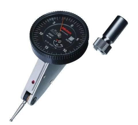 Mitutoyo 513-446-16T | Dial Test Indicator | Horizontal 20° Face | Series 513 | Full Set | Stem 4/9.52 mm | Graduation 0.0005 inch | Range 0.06 inch - generaltechuae
