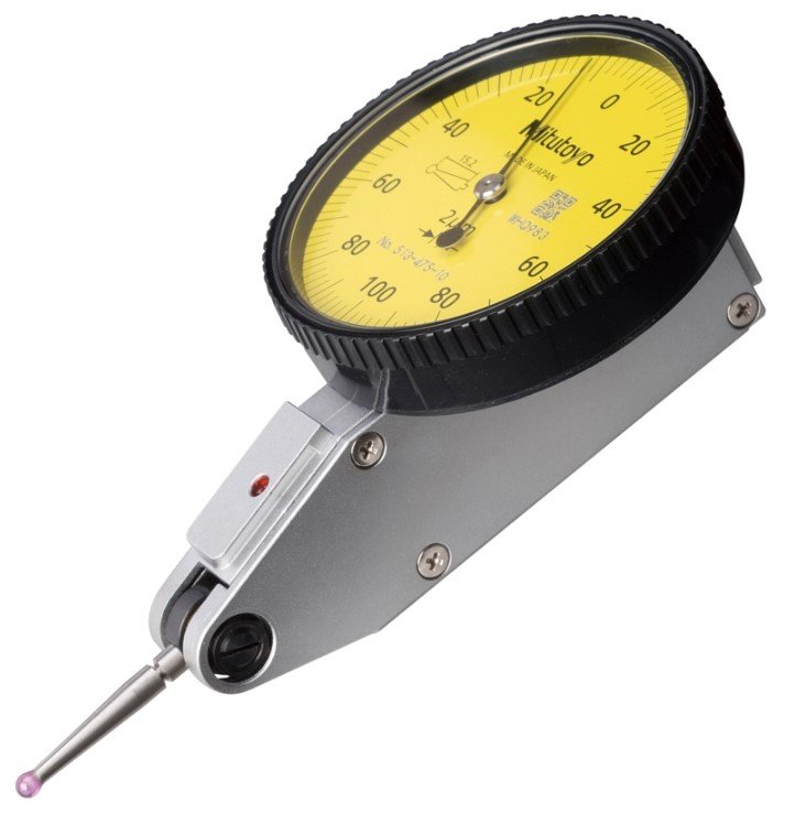 Mitutoyo 513-475-10E | Dial Test Indicator | Horiz. | Ruby Sty. | Series 513 | Basic Set | Stem 8mm | Graduation 0.002 mm | Range 0.2 mm - generaltechuae