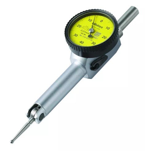 Mitutoyo 513-517-10H | Dial Test Indicator | Pocket Type | Series 513 | Basic Set | Stem 6 mm | Graduation 0.01 mm | Range 0.8 mm - generaltechuae