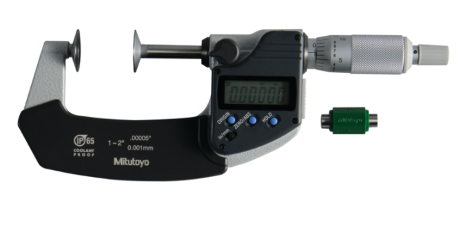 Mitutoyo 323-351-30 Digital Disc Micrometer IP65
Inch/Metric, 1-2", Disk=20mm - generaltechuae
