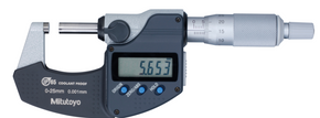 Mitutoyo 293-235-30 Digital Micrometer IP65 25-50mm, Ratched Thimble, with Output - generaltechuae