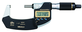 Mitutoyo 293-181-30 | Digital Micrometer QuantuMike IP65 Inch/Metric | Range 1 - 2" (25.4 - 50.8 mm) - generaltechuae
