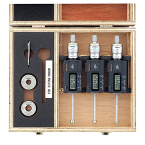 Mitutoyo Digimatic Holtest Three-Point Bore Micrometer Non-Interchangeable-Head Sets, Range .275 - .5" (6.985 - 12.7 mm) - generaltechuae