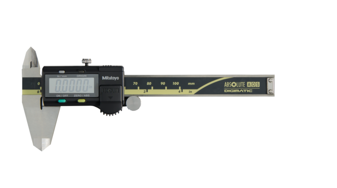 Mitutoyo 500-170-30 Digital ABS AOS Caliper, Inch/Metric, 0-4" - generaltechuae